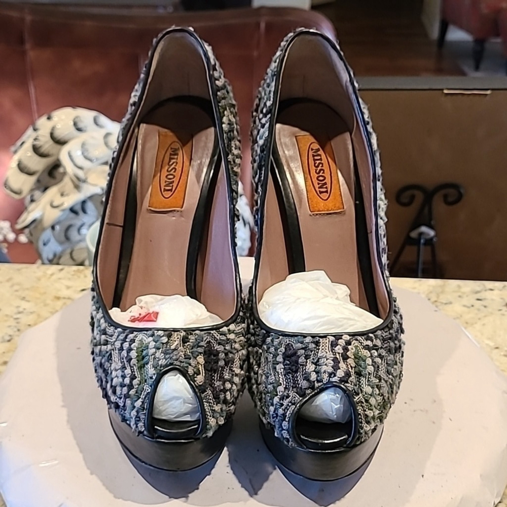 Missoni stiletto heels sz. 37 made in Italy. - Picture 7 of 10